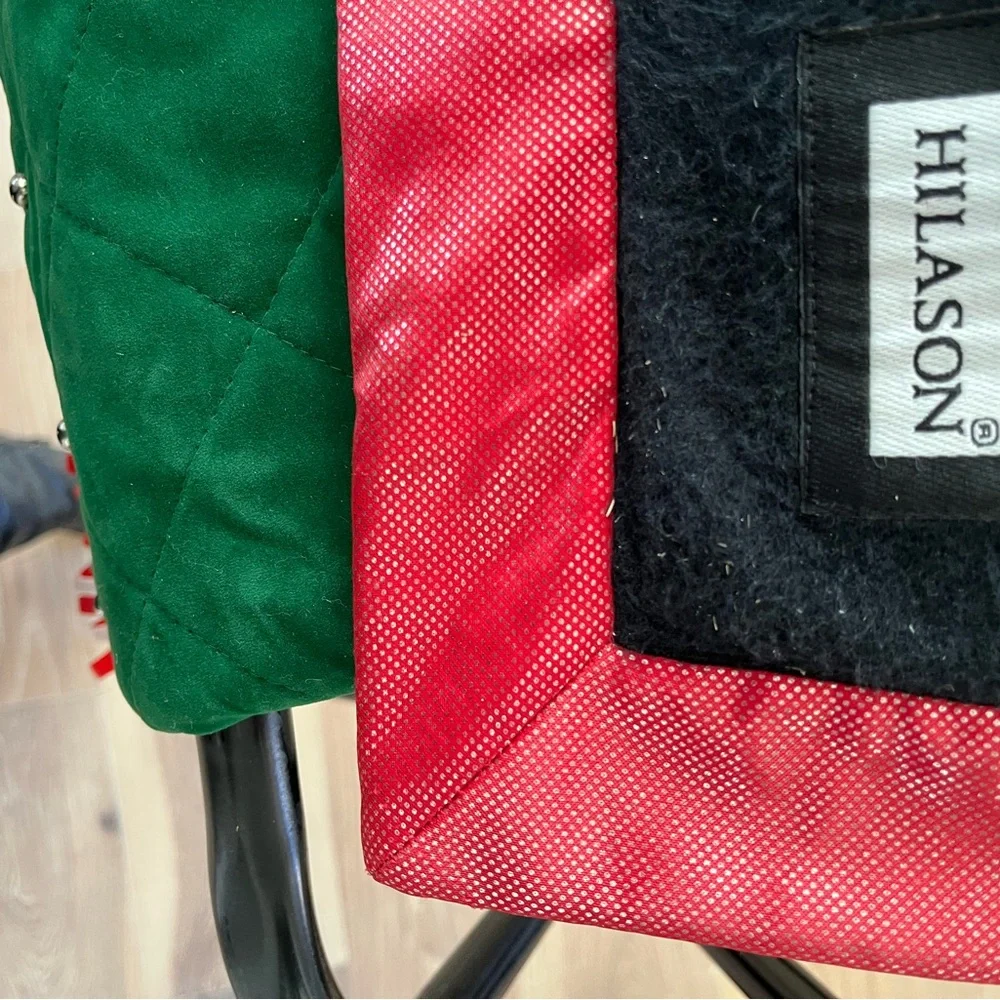 New custom made holiday horse blanket red and green or black and red other side